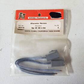 2531h Jt&t Alternator Harness Early Ford Chevy Pkg Of 2 18 Ga. 1965 To Date