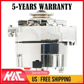7127-se105c Kac Zon438752 7127nsec-ho New Alternator For Chrome Bbc Sbc Chevy 110amp 100 Amp