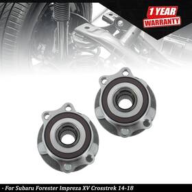 Tur887524i Labwork 2pc Rear Wheel Bearings And Hub For Subaru Forester Impreza Xv Crosstrek 2014-18