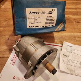 A001485 Leece-neville 4852aa New Alternator 14v 250 Amp 250a 4aa 14 Volt