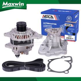 Mw09782 Maxwin Autoparts 6-g Alternator Water Pump With Belt Fit Chrysler Sebring Dodge Jeep 115a 12v Cw