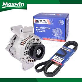 Mw09828 Maxwin Autoparts New Alternator And Serpentine Belt Fit Ford E-150 E-250 Econoline 4.2l