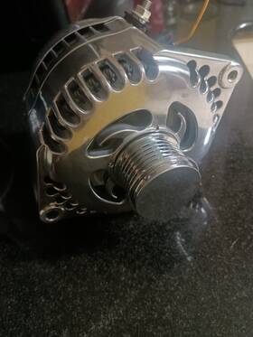 7127320p Mechman 320 Amp Polished 7127 Series Racing Alternator 1963 - 1985 Gm