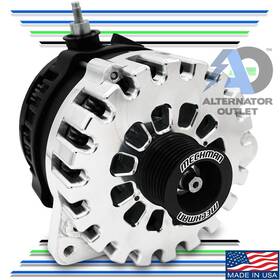 B11256400m Mechman High Output Alternators 400 Amp Machined Billet Alternator For Nissan And Infiniti 2.5l 3.5l 3.7l 4.0l 5.6