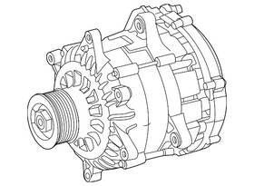 000-900-04-46 Mercedes-benz Genuine Generator Assembly