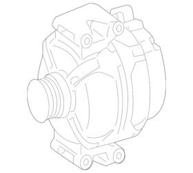 000-906-02-00-88 Mercedes-benz Genuine Remanufactured Alternator