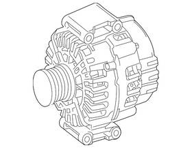 000-906-05-06 Mercedes-benz Genuine Exchange Three-phase Alternator