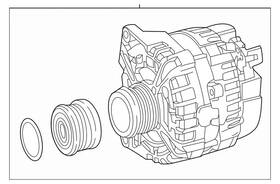 000-906-19-03-83 Mercedes-benz Genuine Remanufactured Three-phase Alternator 000-906-19-03-83 Mercedes-benz Genuine Remanufactured Three-phase Alternator