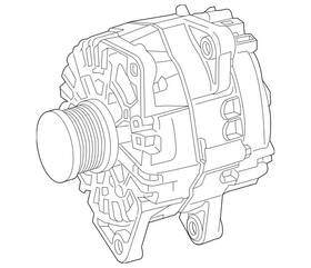 000-906-20-04-64 Mercedes-benz Genuine Exchange Three-phase Alternator