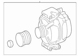 Mercedes-benz 000-906-28-22-80 Genuine Mercedes-benz Alternator