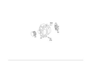000-906-53-00-64 Mercedes-benz Genuine Exchange Alternator