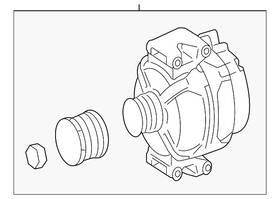 000-906-79-02-87 Mercedes-benz Genuine Alternator