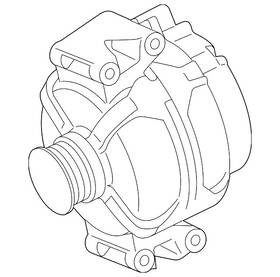 000-906-93-05-80 Mercedes-benz Genuine Alternator