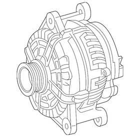 013-154-83-02-87 Mercedes-benz Genuine Remanufactured Alternator 013-154-83-02-87 Mercedes-benz Genuine Remanufactured Alternator