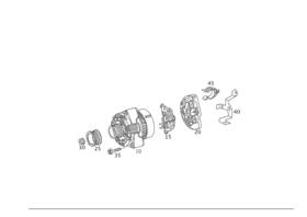 013-154-85-02-83 Mercedes-benz Genuine Remanufactured Alternator