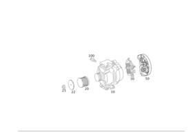 014-154-09-02-64 Mercedes-benz Genuine Exchange Alternator