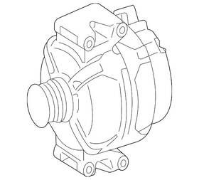 014-154-09-02-87 Mercedes-benz Genuine Remanufactured Alternator
