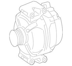 014-154-10-02-80 Mercedes-benz Genuine Remanufactured Alternator