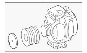 906312283 Mercedes-benz Genuine Alternator