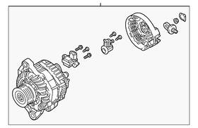 1800a578 Mitsubishi Genuine Alternator