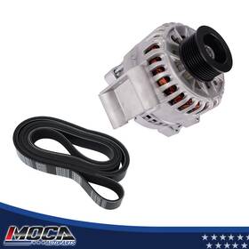 Mocaan89932 Moca Auto Parts 8-groove New Alternator For 05-07 Ford F-250 - F-550 Super Duty 6.0l 135a 12v Cw