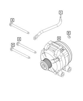 05035679aa Mopar Genuine Alternator