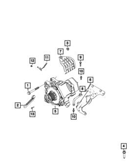 05190303ag Mopar Genuine Electric Motor