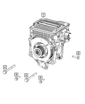 05192408ad Mopar Genuine Belt Driven Starter Generator