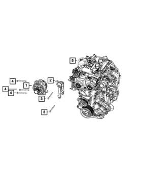 56029762ab Mopar Genuine Engine Generator