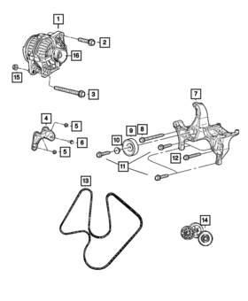 56029914ac Mopar Genuine Alternator