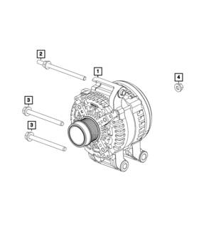 68346838ad Mopar Genuine Engine Generator