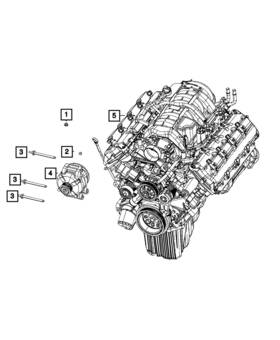 68403125ab Mopar Genuine Engine Generator