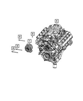 68403126ab Mopar Genuine Engine Generator