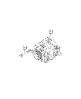68412621aa Mopar Genuine Alternator