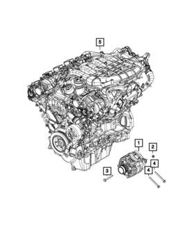68417026aa Mopar Genuine Engine Generator