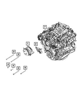 68429970aa Mopar Genuine Engine Generator