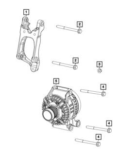 68429973aa Mopar Genuine Engine Generator
