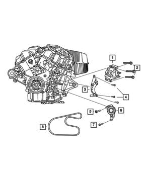 R4606755ac Mopar Genuine Alternator Remanufactured