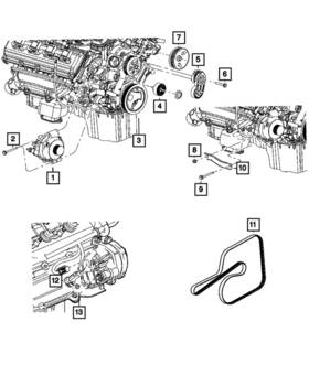 R4896803aa Mopar Genuine Alternator Remanufactured