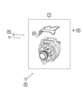 R8271763ab Mopar Genuine Alternator Kit