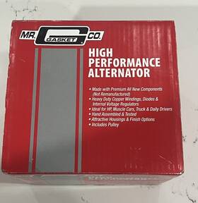 51243ng Mr Gasket Mr. 1-wire Alternator - 140 Amp Single V Belt