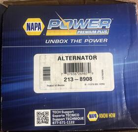 213-8908 Napa 220amp Reman Alternator For Dodge Ram 2500 3500 4500 5500 6.7l