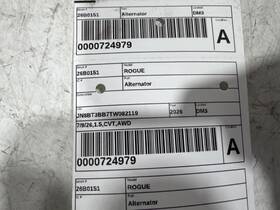 601.da1f26 Nissan Rogue 2026 Alternator 2118499