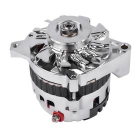 Es1022c Oe Quality 180a Chrome Alternator Cs130 Style V-belt Pulley For Chevy Gm 7.4 5.0l 5.7l 6.2l