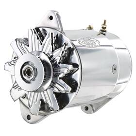 282111-2 Powermaster Gm Short Powergen Alternator Polished 90 Amp 12 Volts 3/8 P