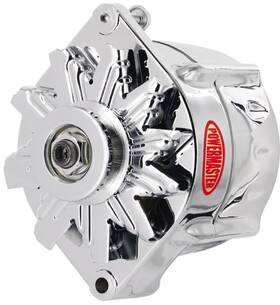 12si-style Powermaster 37297-367 Gm Alternator Chrome Smooth Look 150 Amp 1v Bel