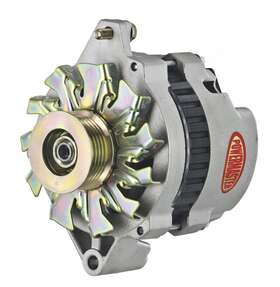 140with Powermaster 474021 Cs130 Straight Mount 6.61 Side Post Alternator 140 Amp With S