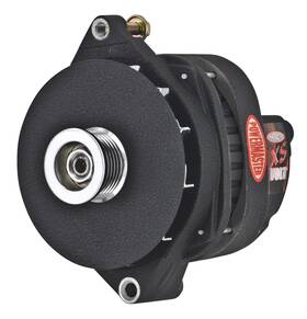 578068spl Powermaster - Gm Cs144 Xs Volt Alternator With Serpentine Pulley