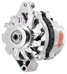140with Powermaster 674021 Cs130 Straight Mount 6.61 Side Post Alternator 140 Amp With S