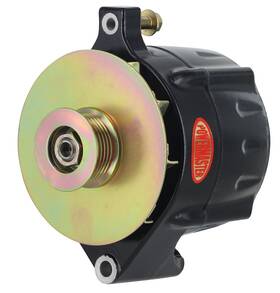 8-57140-347 Powermaster Motorcraft Upgrade Alternator Black 150 Amp Smooth Look